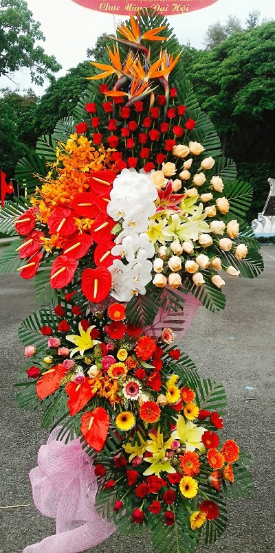 Hoa khai trương